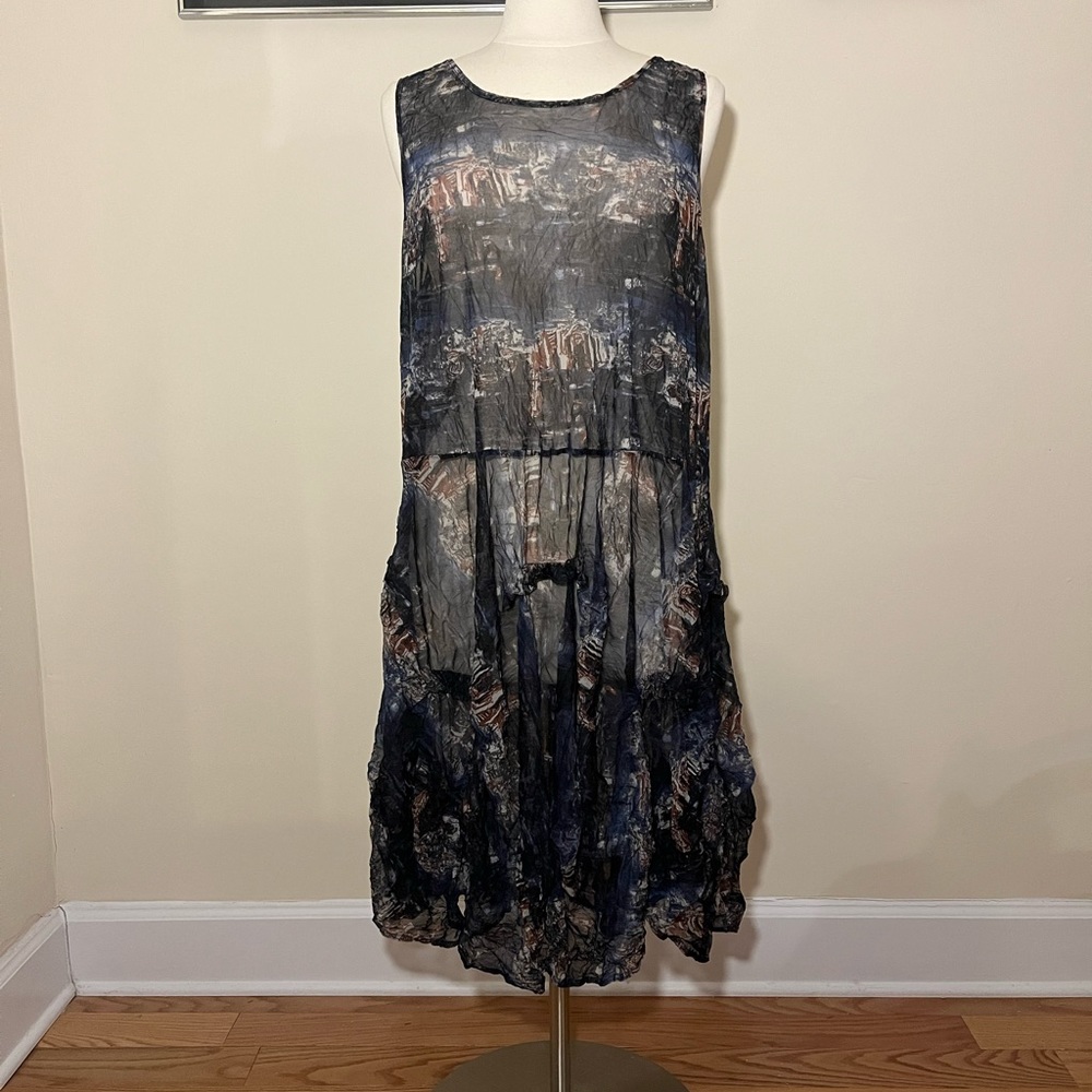 Comfy USA Sheer Dress - L